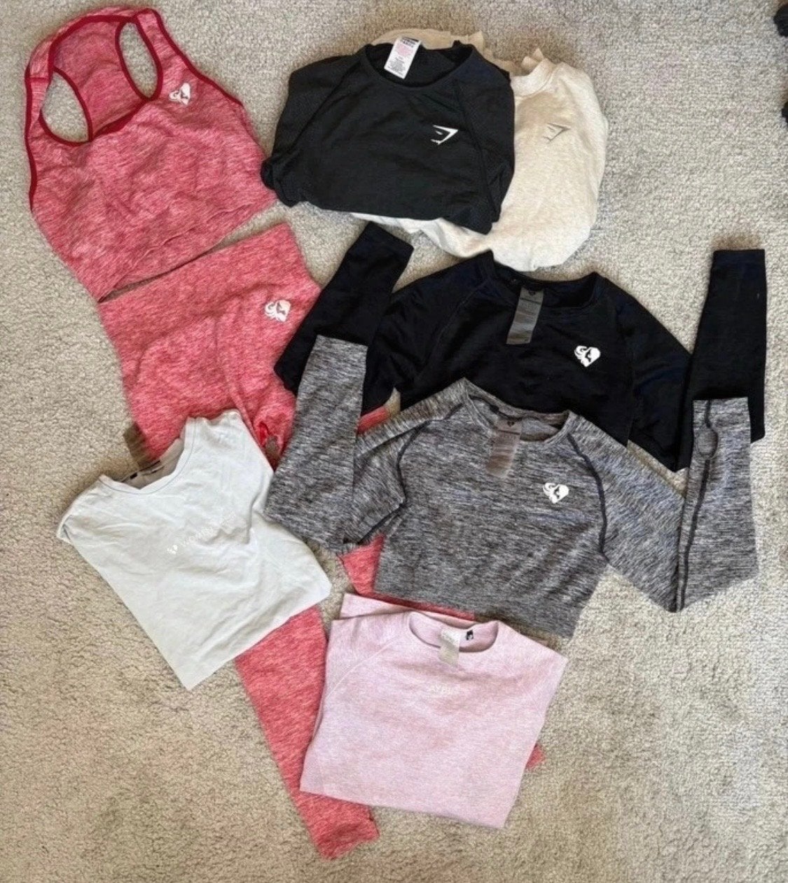 Sportkleding set dames Gymshark Women's Best AYBL M/L, Meerkleurig, Maat 42/44 (L), Ophalen of Verzenden, Fitness of Aerobics