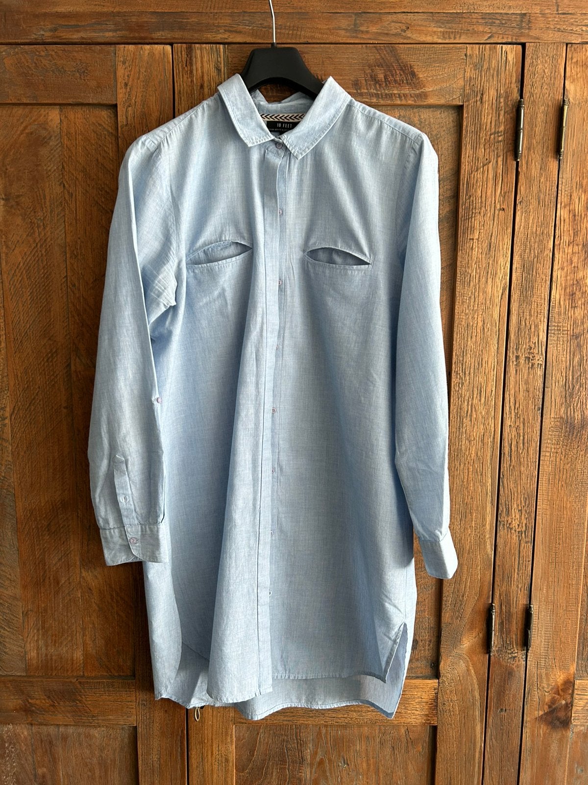 Blouse Tuniek van het merk 10 feet, Ophalen of Verzenden, Gedragen, Maat 42/44 (L), Blauw
