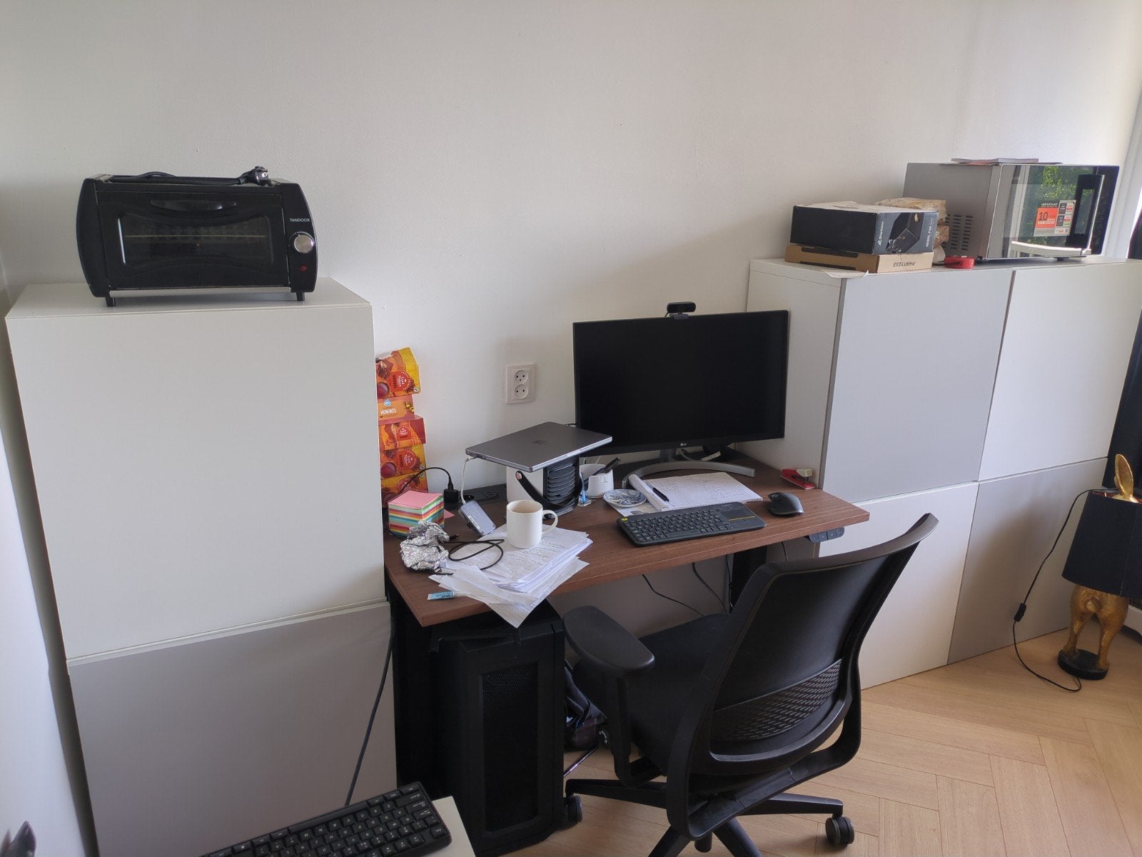 IKEA Besta Kast - Wit/Grijs Opbergmeubel, Ophalen of Verzenden