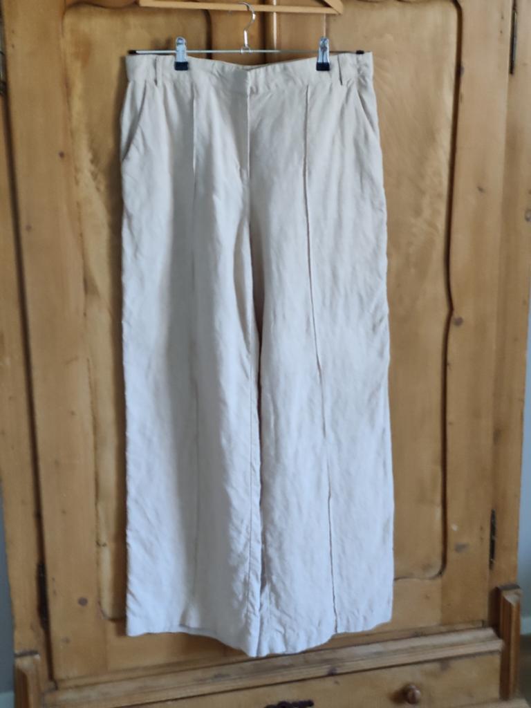 linnen broek Jc Sophie 42, Kleding | Dames, Beige, Maat 42/44 (L), Ophalen of Verzenden, Zo goed als nieuw