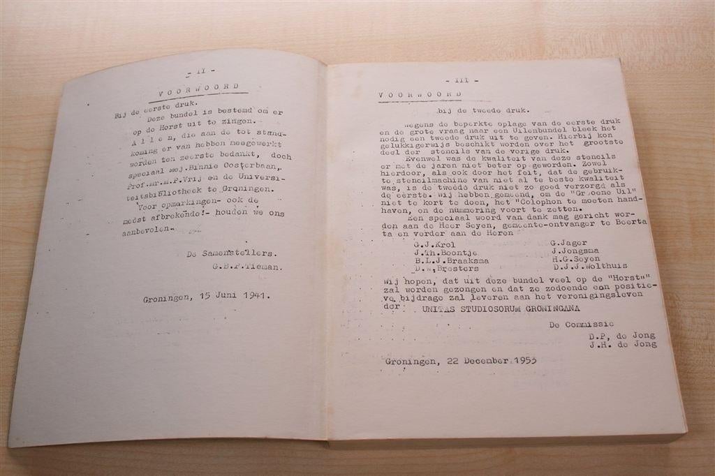 Der Uilen Liederenboek [1953] — G.S.V. De Groene Uil, Ophalen of Verzenden, Gelezen, Artiest