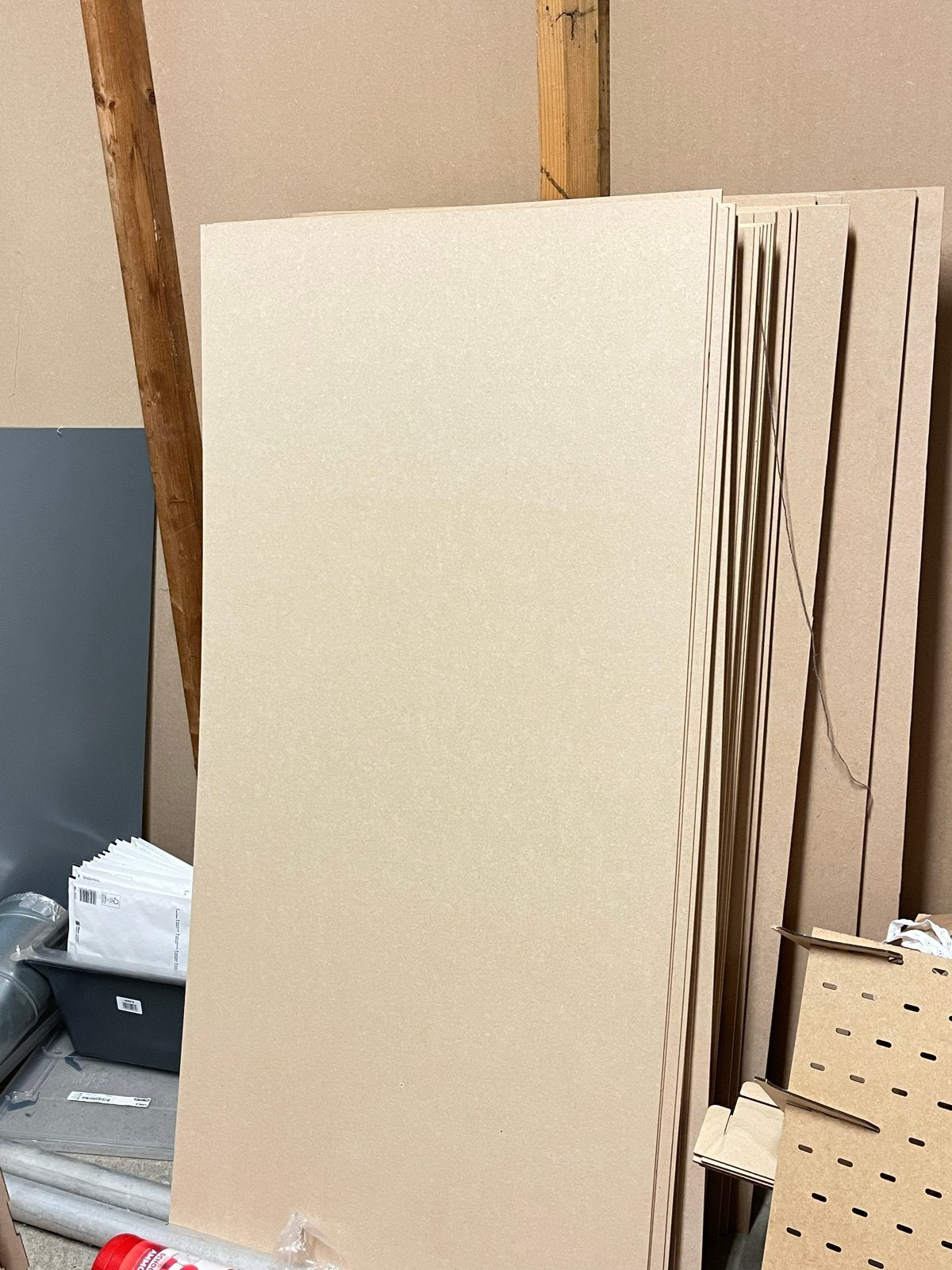 33 MDF platen 4 mm dik, 123 x 60 cm, Doe-het-zelf en Verbouw, Ophalen, Gebruikt, Minder dan 25 mm, Overige typen