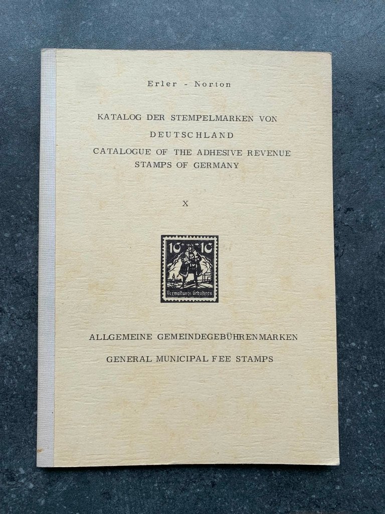 Duitsland Lokale Leges Cat. belasting fiscaal revenue zegels, Postzegels en Munten, Verzenden, Overige periodes, Gestempeld