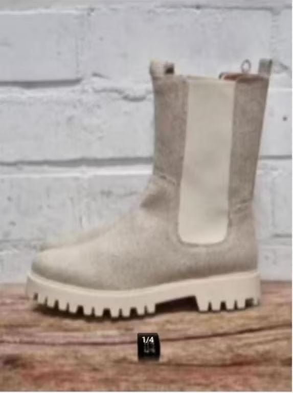 DWARS - Leren biker chelsea boots maat 41 - Nieuw €129 DWRS, DWRS, Beige, Lage of Enkellaarzen, Nieuw