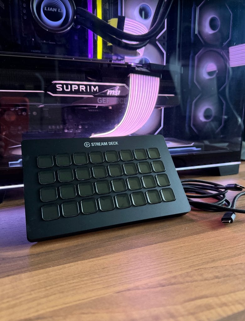 Elgato Stream Deck XL – Zwart, Computers en Software, Toetsenborden, Zo goed als nieuw, Overige indelingen, Bedraad, Multimediatoetsen