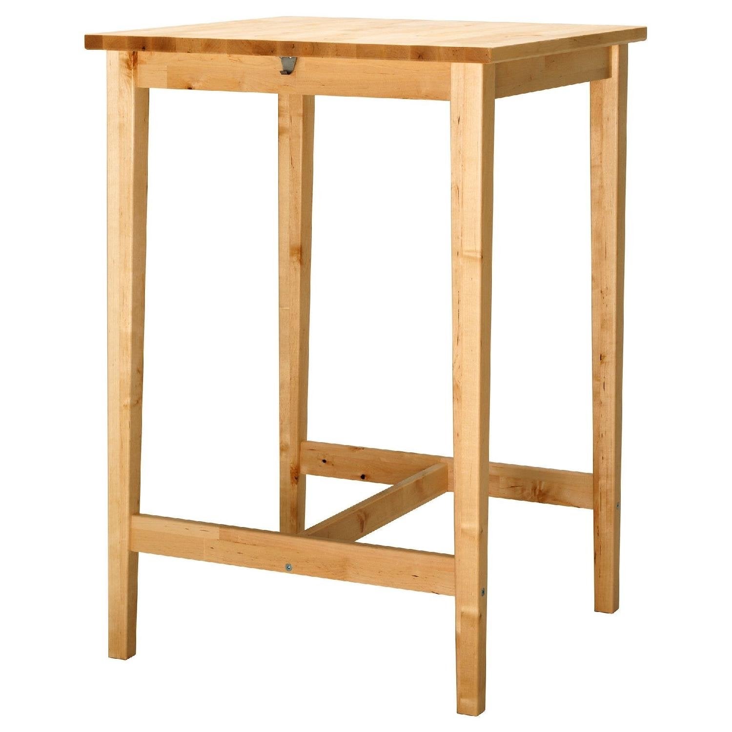 Ikea Bjorkudden Houten bartafel - ideaal voor kleine ruimtes, Ophalen, Gebruikt