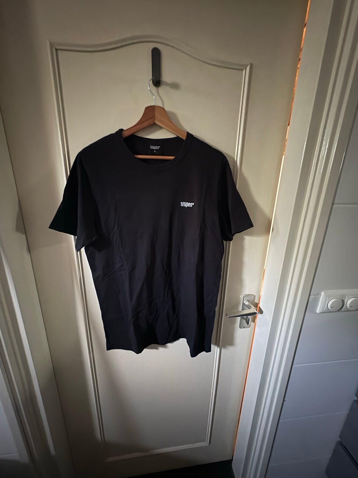 Snipes T-shirt Zwart Maat M, Kleding | Heren, Ophalen of Verzenden, Gedragen, Maat 48/50 (M), Zwart