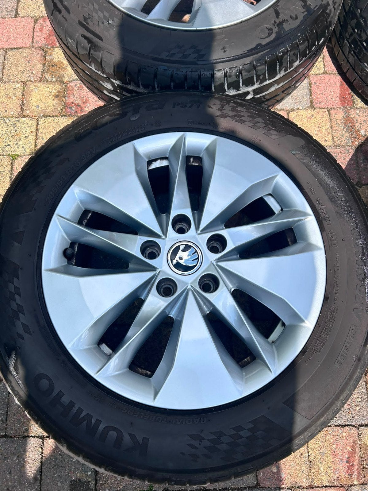 Skoda Lichtmetalen Velgen 16 inch, Auto-onderdelen, Ophalen of Verzenden, Gebruikt, Skoda