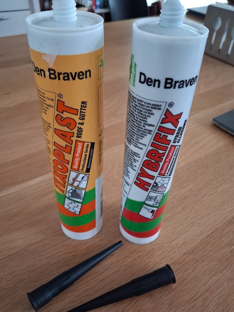 Den Braven Hybrifix en Tixoplast kit, Doe-het-zelf en Verbouw, Isolatie en Afdichting, Minder dan 4 cm, Overige materialen, Nieuw
