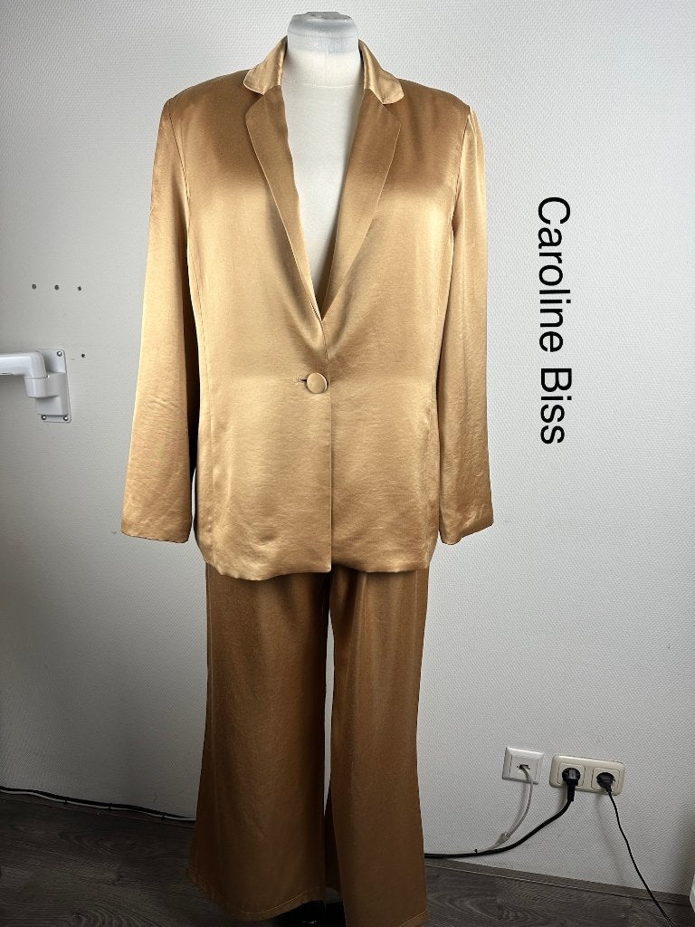 Caroline Biss Broekpak  (mt: 40/42) 33,3/9789, Maat 38/40 (M), Caroline Biss, Blauw, Caroline Biss