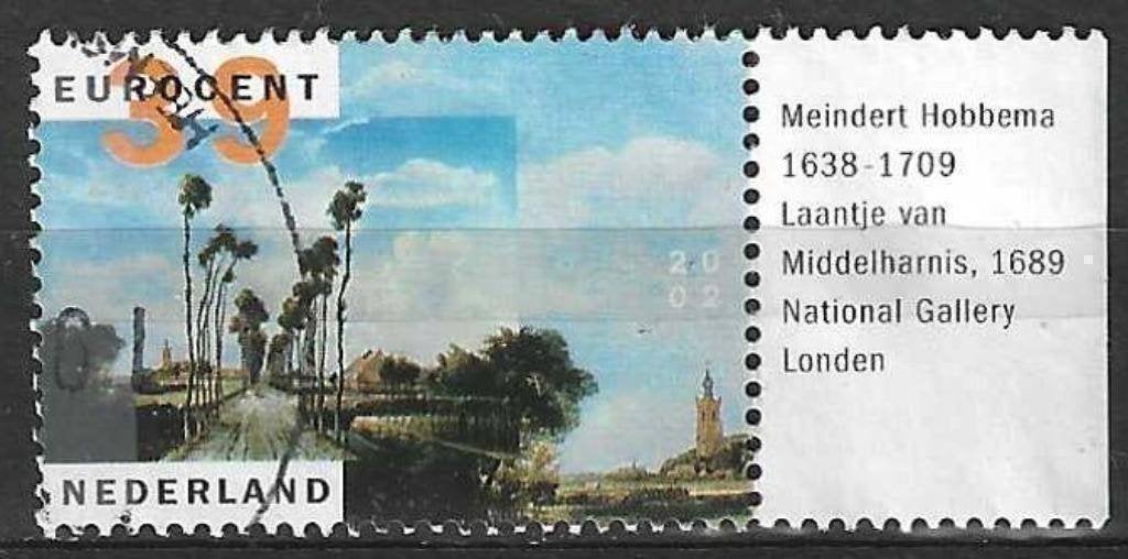 Nederland 2002 - Yvert 1938 - Meindert Hobbema (ST), Verzenden, Gestempeld