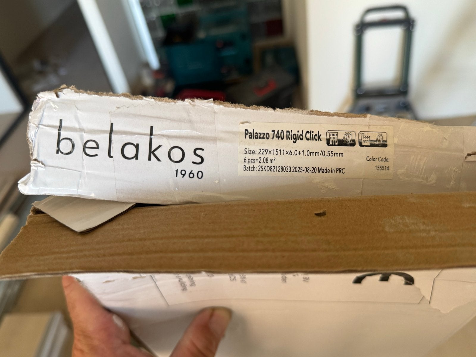 Belakos Palazzio 740 Rigid Click PVC Vloer - Nieuw, Kunststof, Overige typen, Nieuw, Ophalen of Verzenden