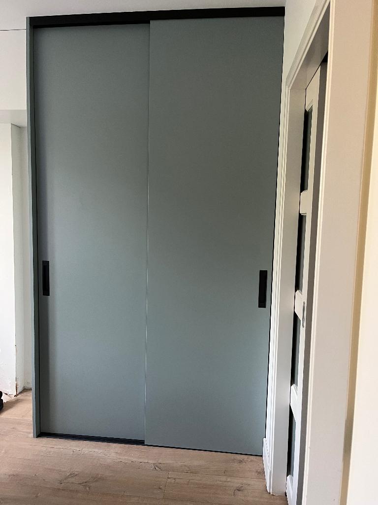 Kledingkast 1,50 breed, 2,65 hoog, Ophalen, Gebruikt, 100 tot 150 cm, Scandinavisch, modern