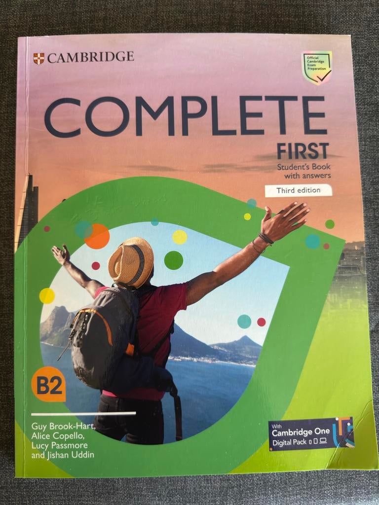 Complete First Student's Book with Answers - B2, Boeken, Taal | Engels, Zo goed als nieuw, Non-fictie, Ophalen of Verzenden