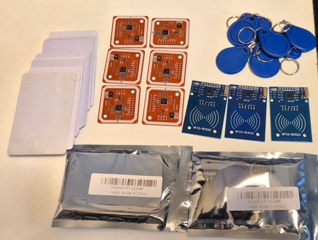 RFID-RC522 Lezers, HW-147 Modules en RFID Tags/Sleutelhanger, Ophalen of Verzenden, Nieuw