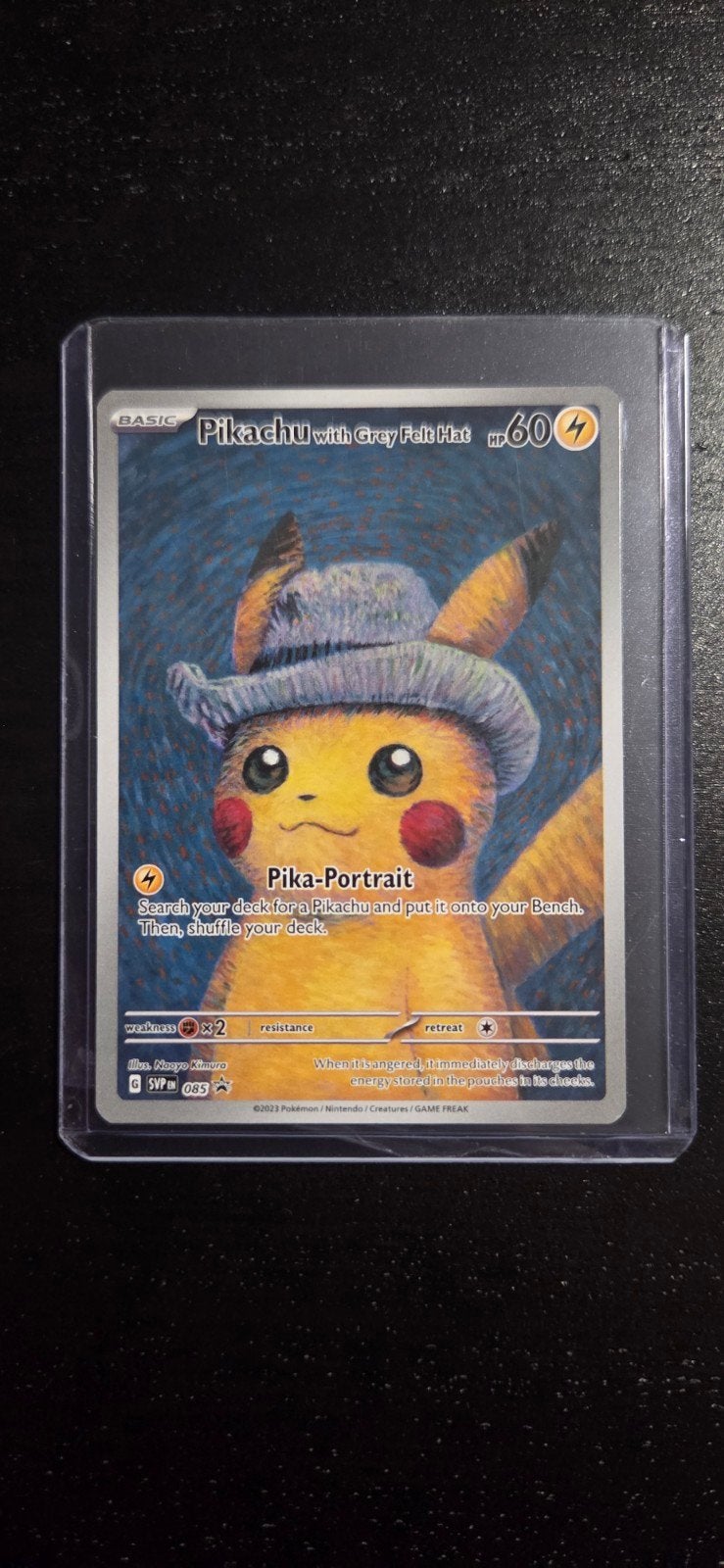 Pikachu met Grijze Vilten Hoed - Pokémon Kaart (085/197), Ophalen, Nieuw