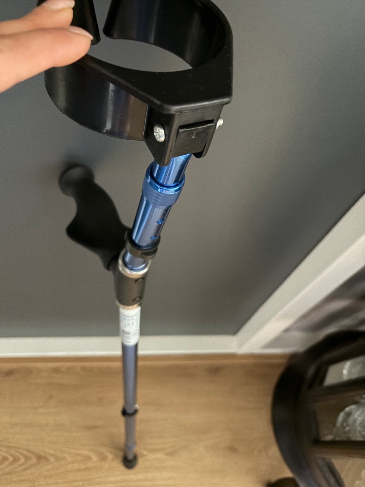 Verstelbare stok, Ophalen, Gebruikt