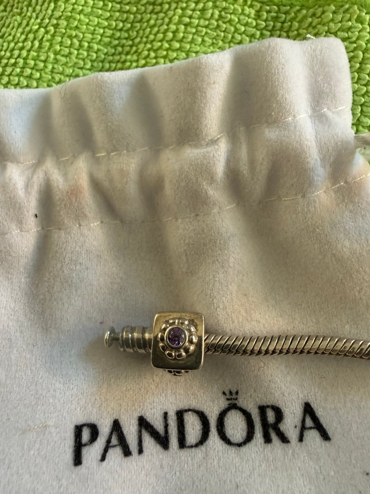 Pandora Bedel, Ophalen of Verzenden, Zo goed als nieuw, Zilver, Pandora