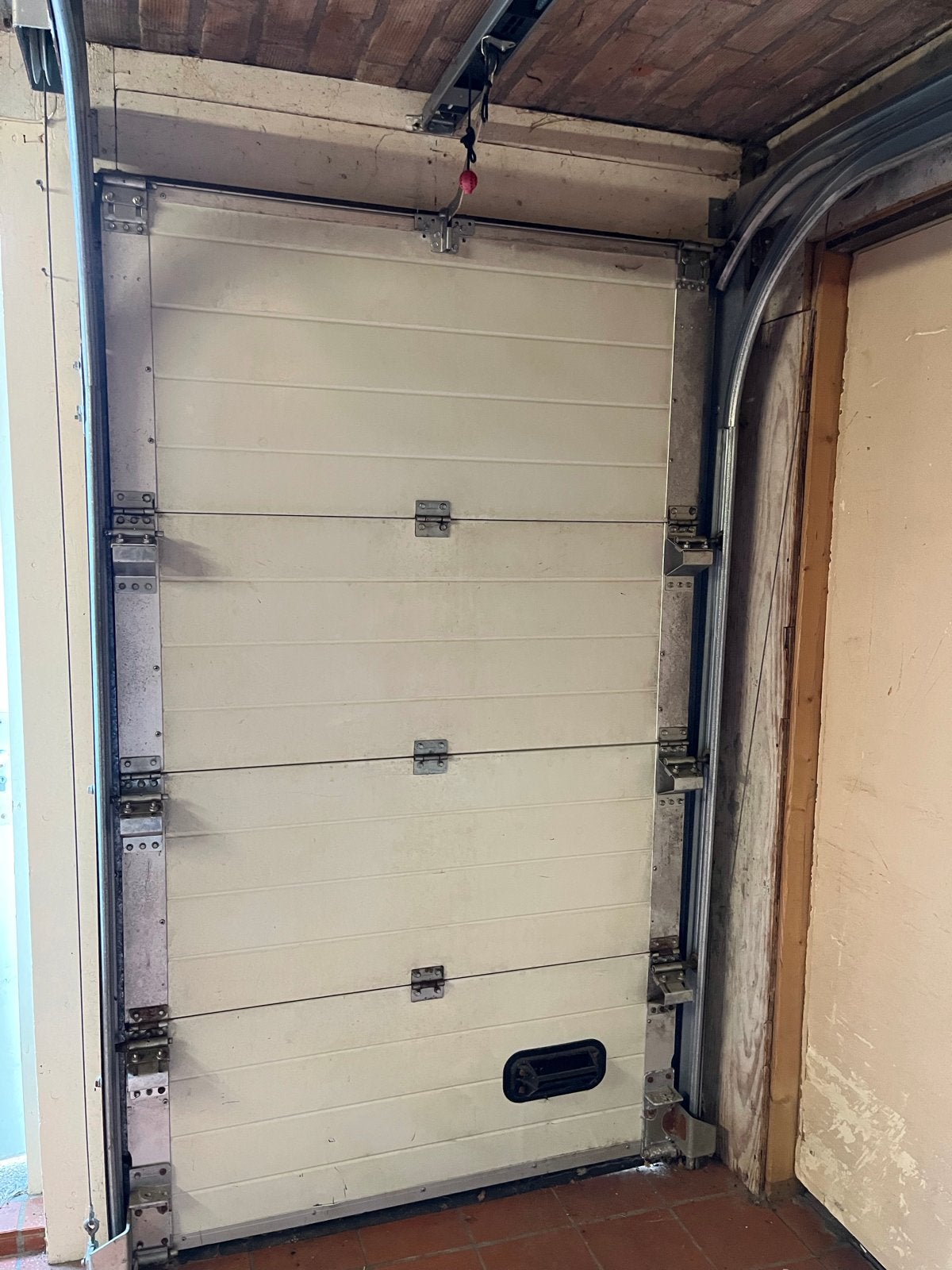 Garagedeur, sectionaal, automatisch, speciale afmeting, Ophalen, Gebruikt, 120 cm of meer, Garagedeur