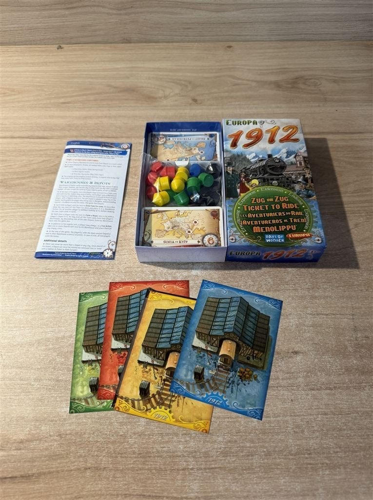 Ticket to ride - europa - 1912 - S7029, Ophalen of Verzenden, Zo goed als nieuw