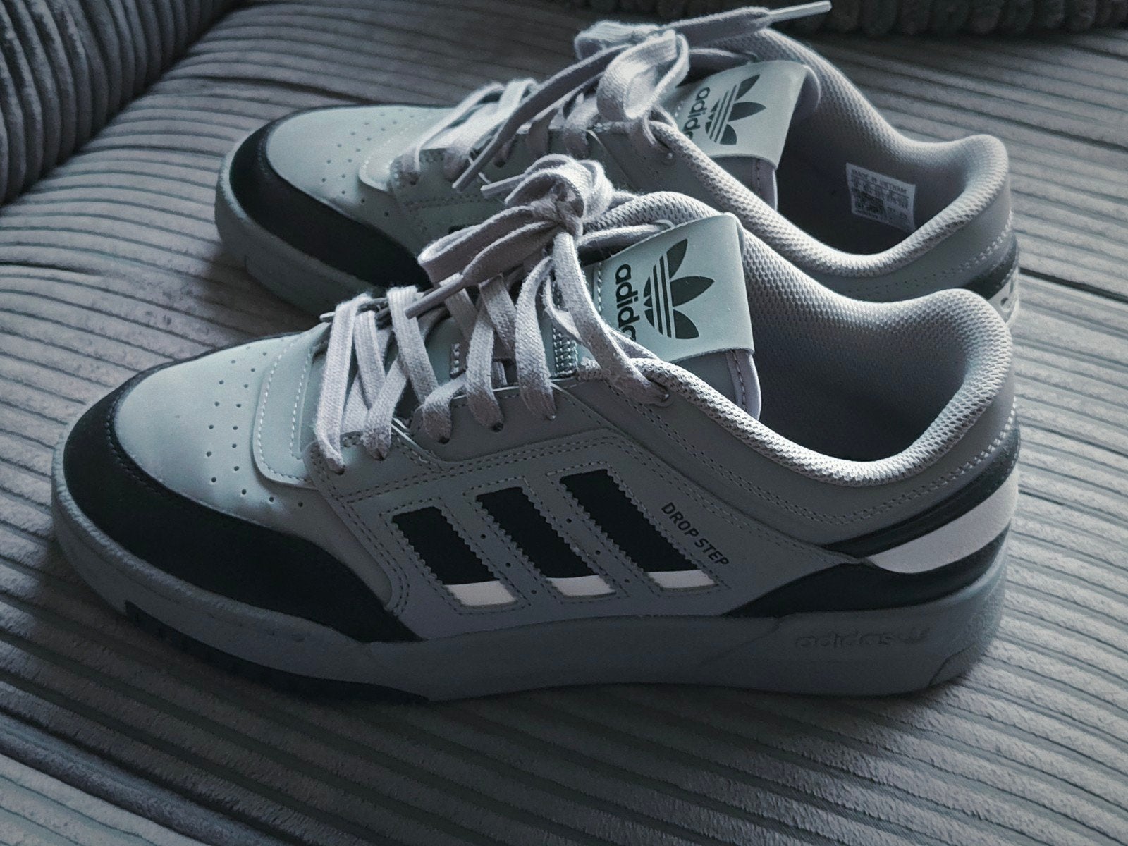 Adidas Drop Step Sneakers - Grijs/Zwart, Kleding | Heren, Schoenen, Overige kleuren, Ophalen of Verzenden, Adidas, Gedragen