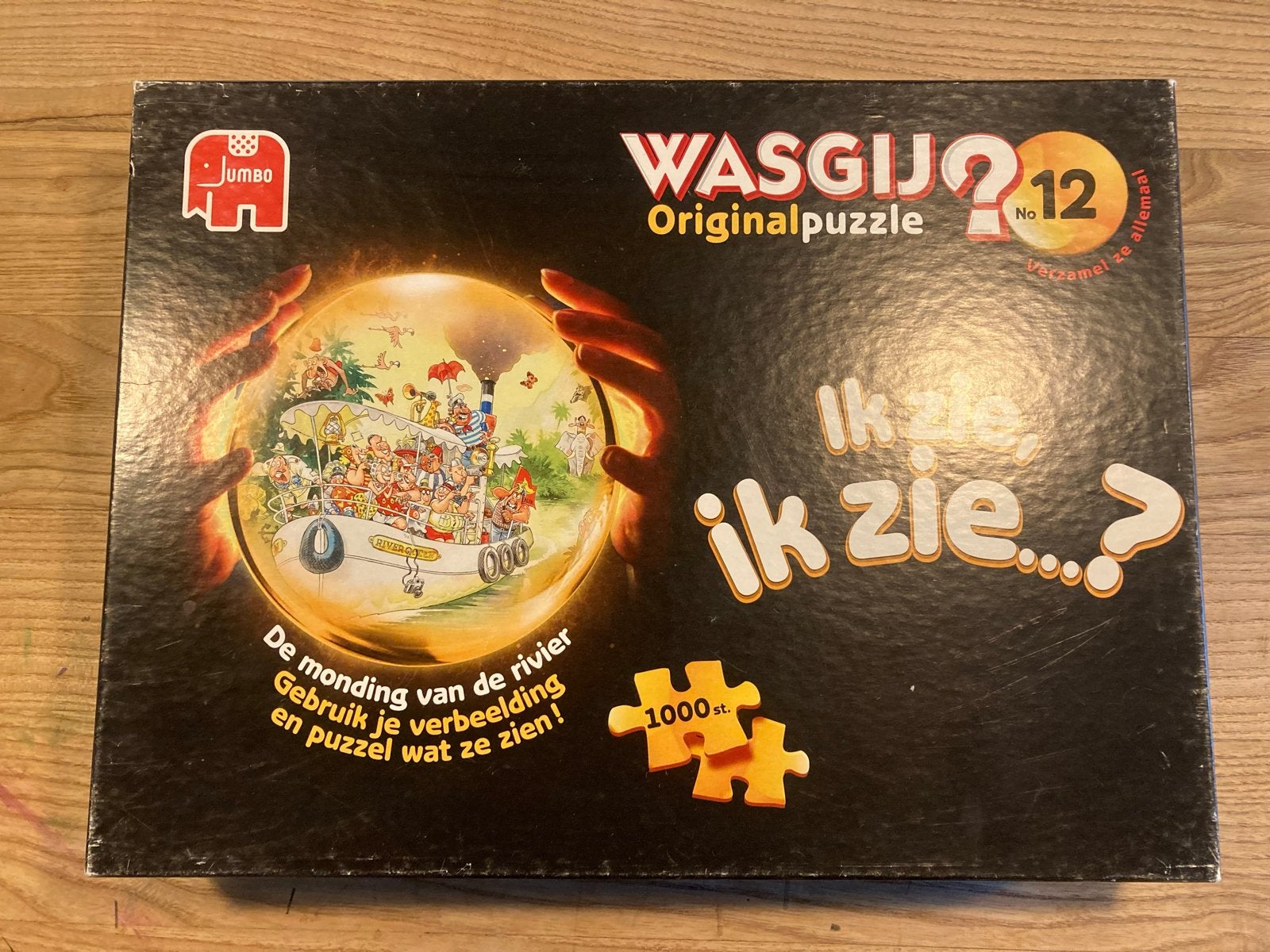 Wasgij Original Puzzel No. 12 - de monding van de rivier, Ophalen, 500 t/m 1500 stukjes, Gebruikt, Legpuzzel