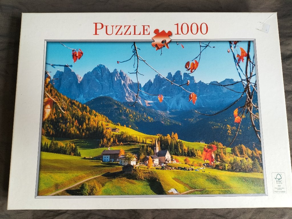Puzzel Zuid-Tirol / Tirol ( 1000 stukjes ), Ophalen of Verzenden, 500 t/m 1500 stukjes, Zo goed als nieuw