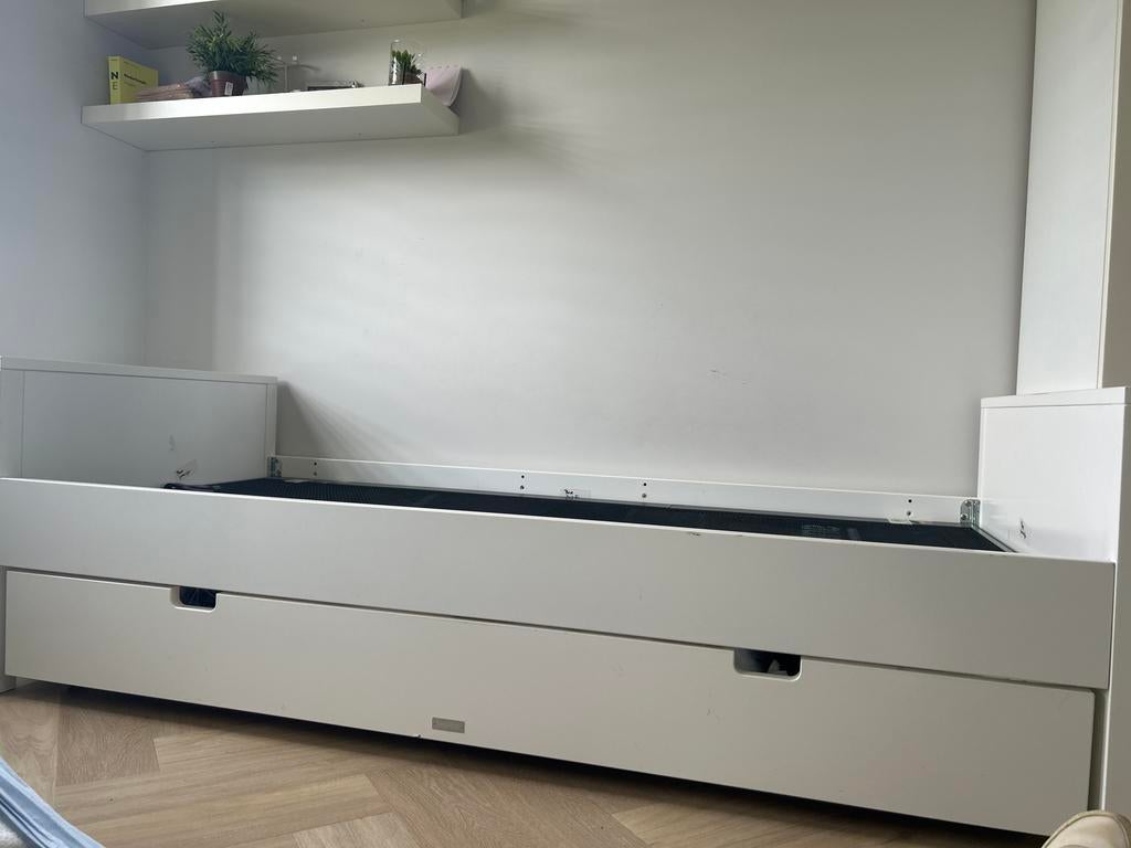 Bopita 1 persoonsbed mer grote lade waar matras in past, Kinderen en Baby's, Kinderkamer | Bedden, Ophalen, 85 tot 100 cm, Gebruikt