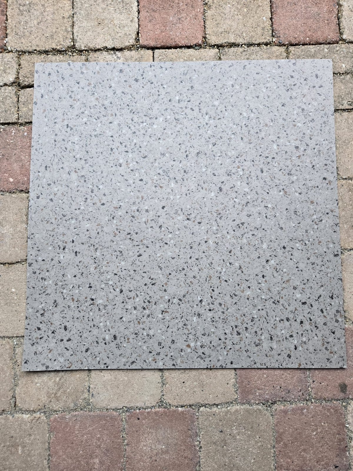 Terrazzo beige vloer,  natuursteen look, Ophalen, Nieuw, Beige, Parket