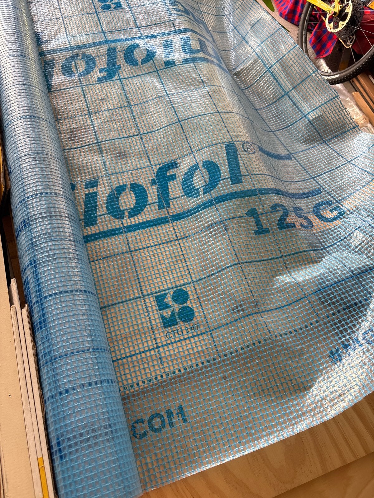 Miofol 125G damp-open folie, Ophalen, Nieuw, 15 m² of meer, Folie