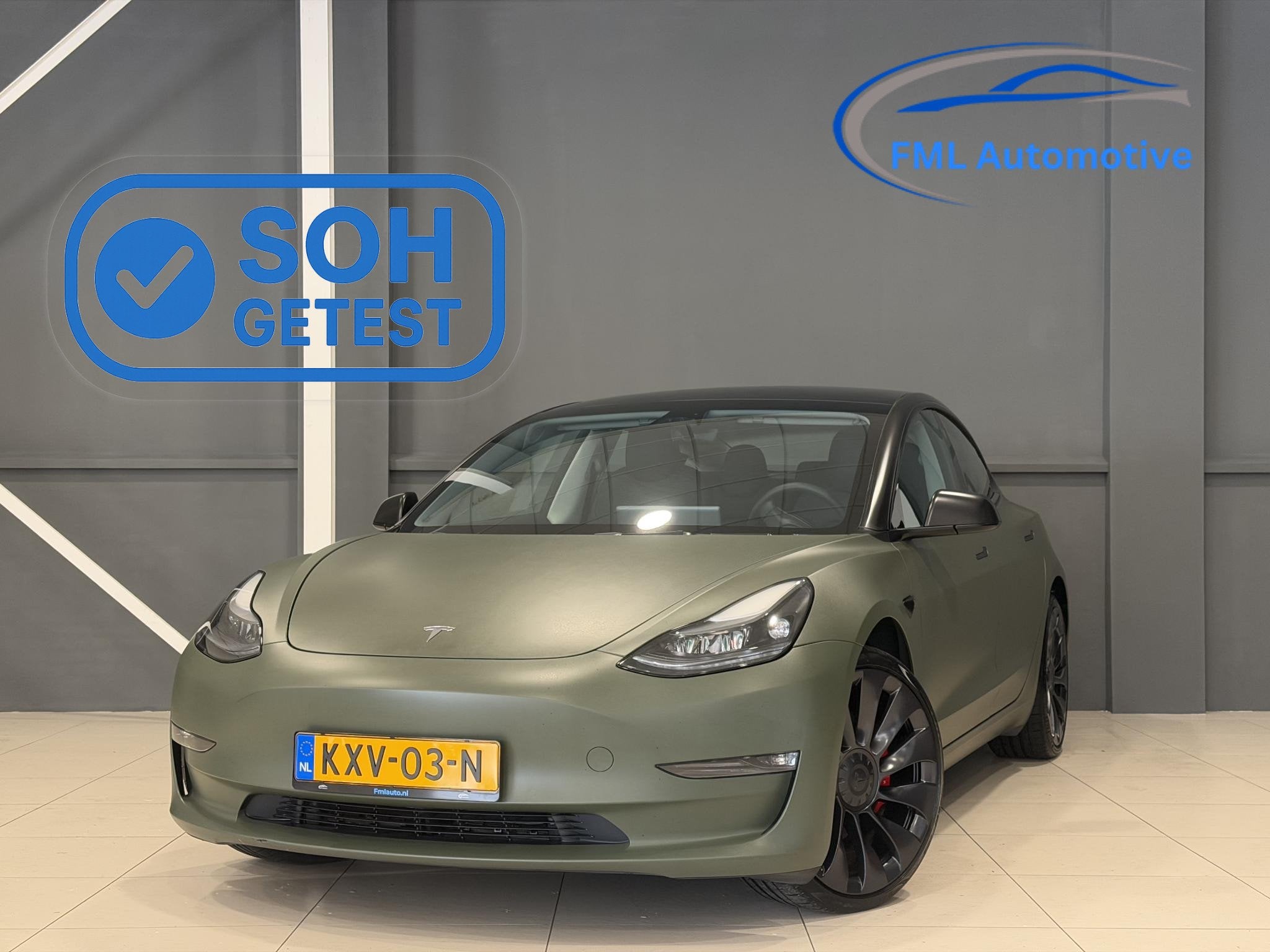 Tesla Model 3 Performance AWD 75 kWh | Performance | SOH 94,, Auto's, Automaat, Stof, Gebruikt, 462 pk