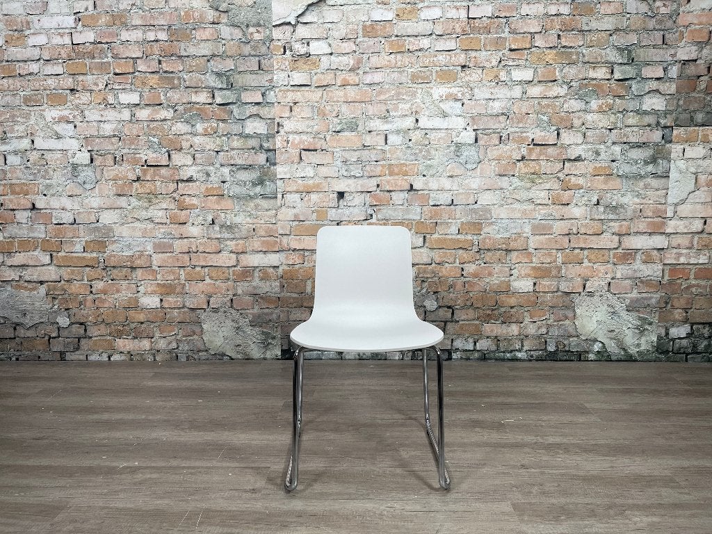 Vitra HAL RE Sledge – Wit kunststof | Jasper Morrison