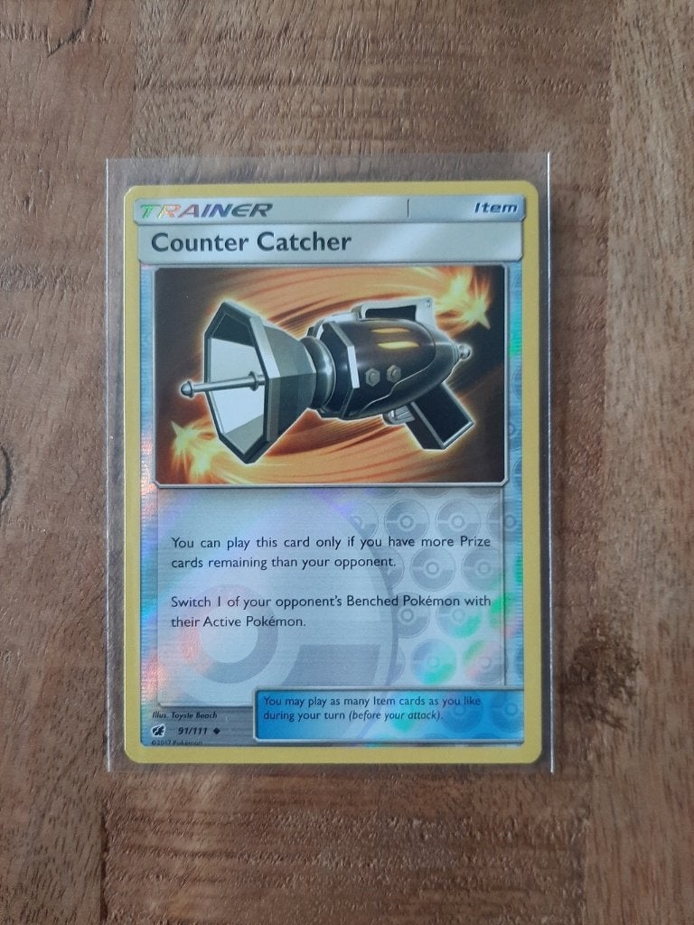 Counter Catcher #91, Reverse Holo, Pokemon Crimson Invasion, Ophalen of Verzenden, Zo goed als nieuw, Losse kaart