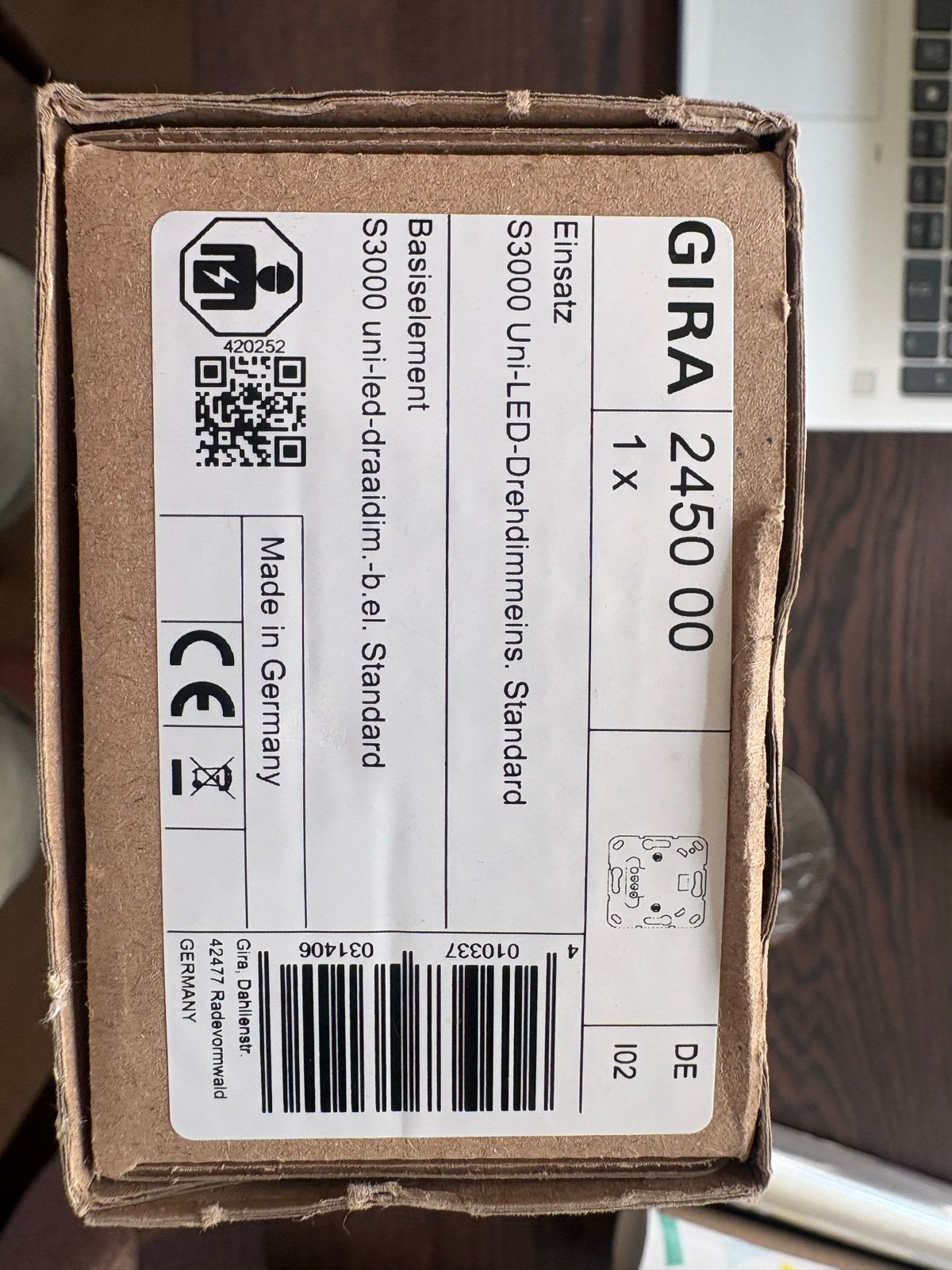 Gira S3000 Uni-LED-Draaidimmer (4 stuks), Ophalen of Verzenden, Nieuw, Gira, Dimmer