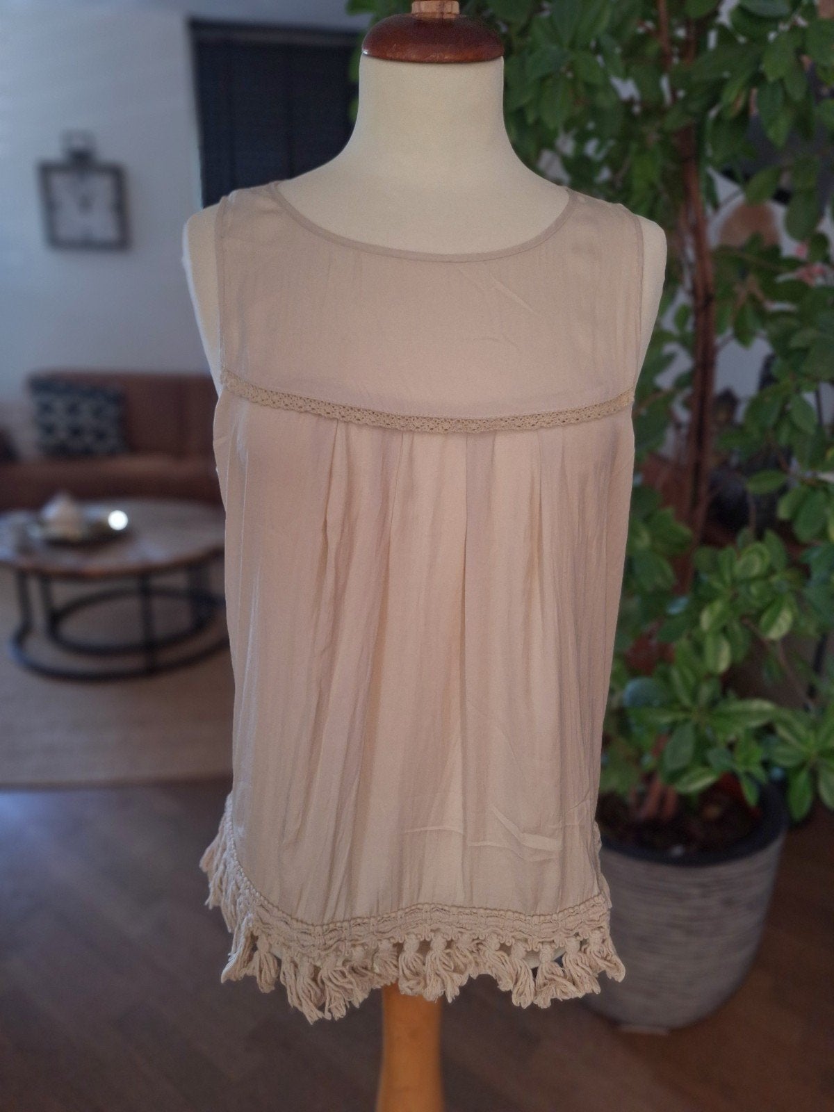 Super leuke top Summum, 38, Maat 38/40 (M), Summum, Beige, Ophalen of Verzenden