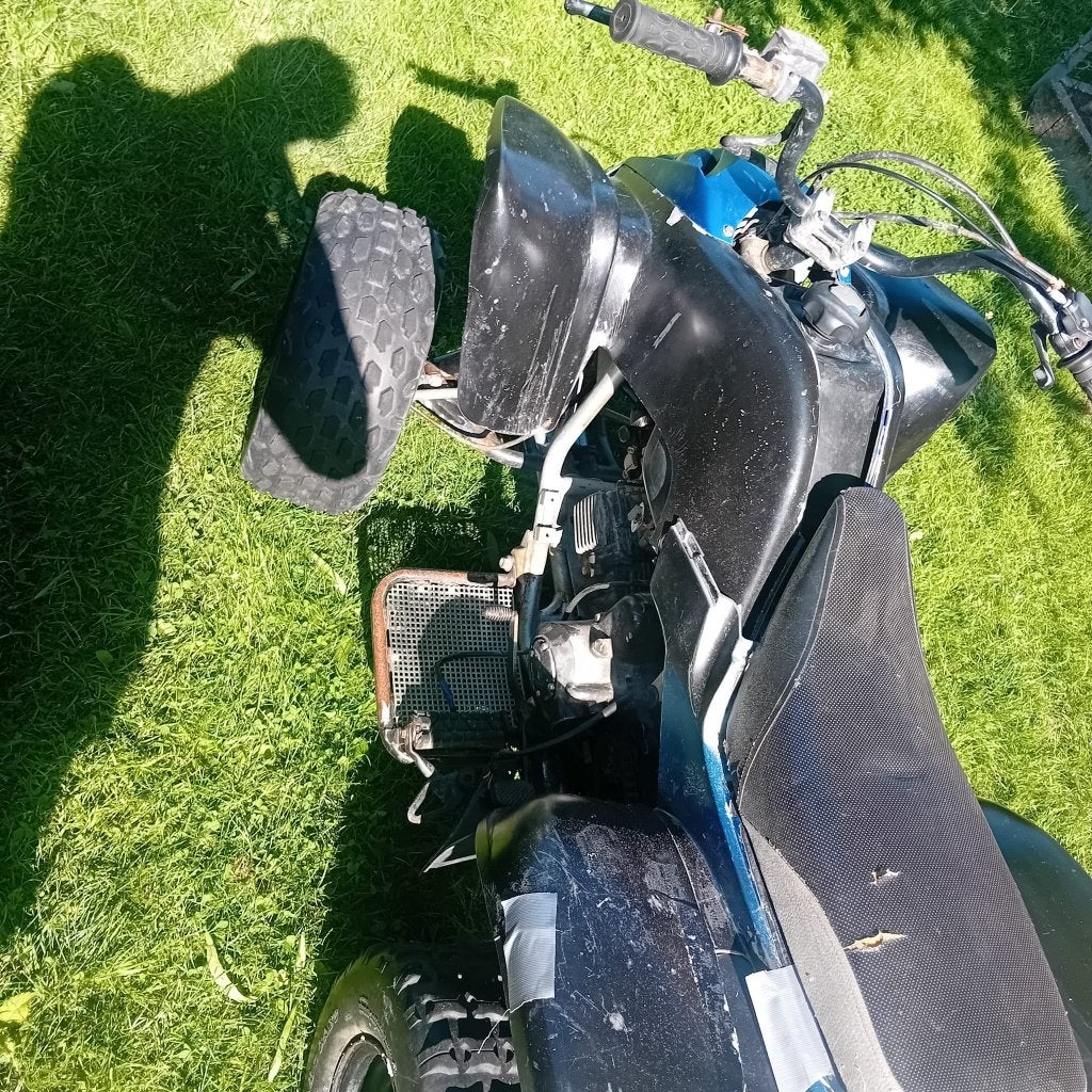 Quad opknapper zonder kenteken, Ophalen, Gebruikt