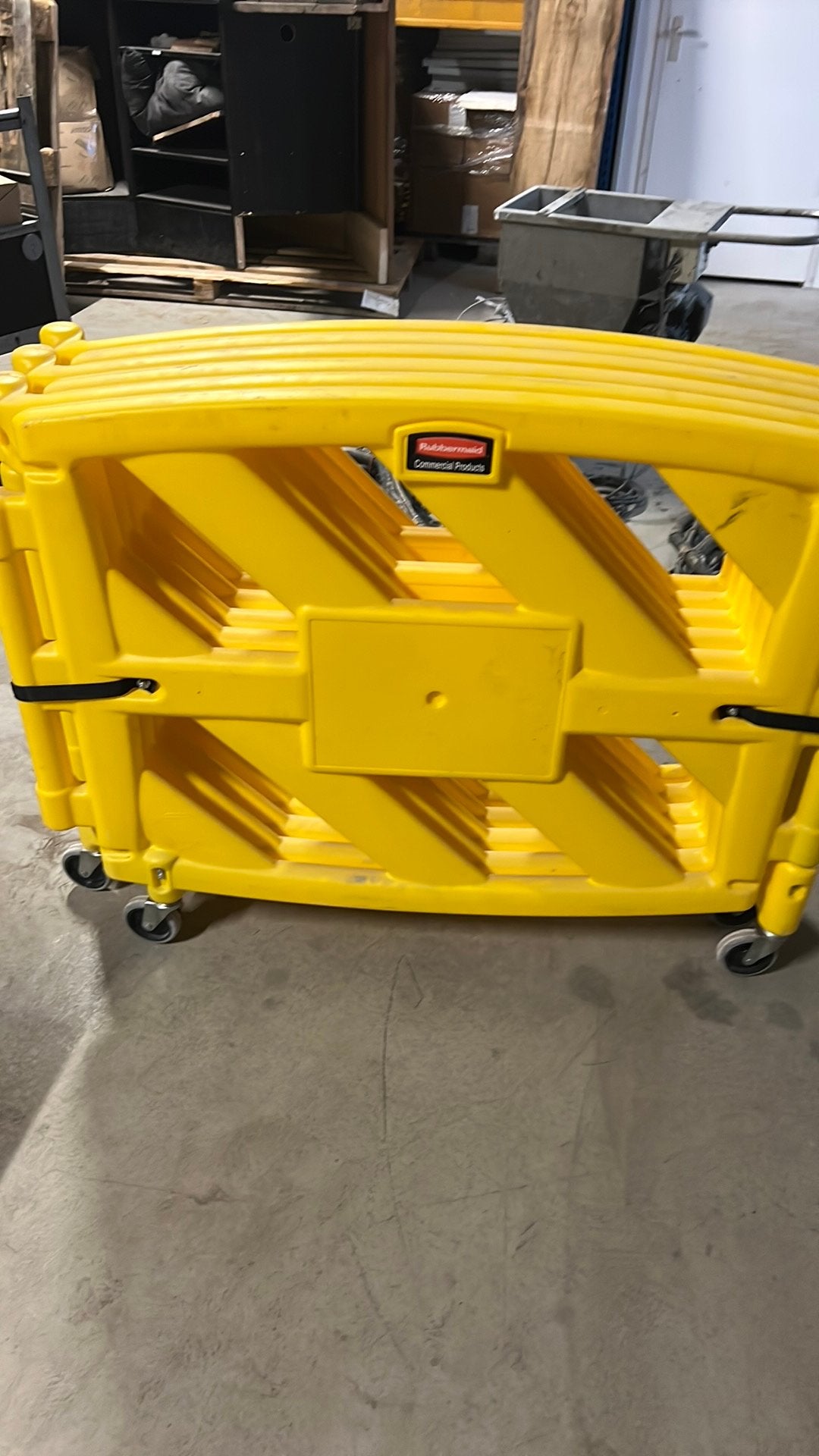 Rubbermaid afzet hek 6 delen, Ophalen, Zo goed als nieuw