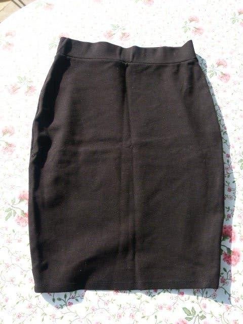 Zwart kort stretch koker rokje rok maat S 36 AMISU, Zwart, Ophalen of Verzenden, Zo goed als nieuw, Maat 36 (S)