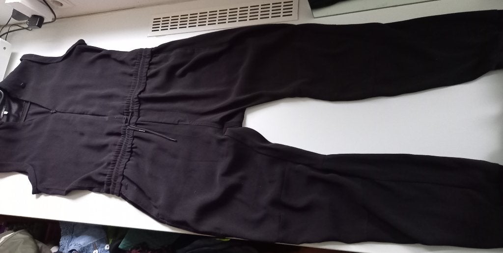 G-Star pracht zwarte jumpsuit, maat 42-44, Verzenden, Zwart, Maat 42/44 (L), Zo goed als nieuw