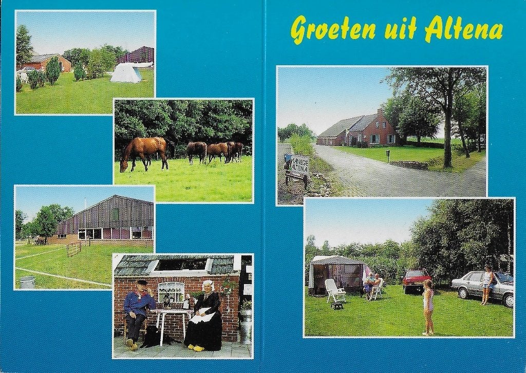 Gelopen ansichtkaart Altena van de camping Altena Ch771, Ophalen of Verzenden, 1980 tot heden, Gelopen