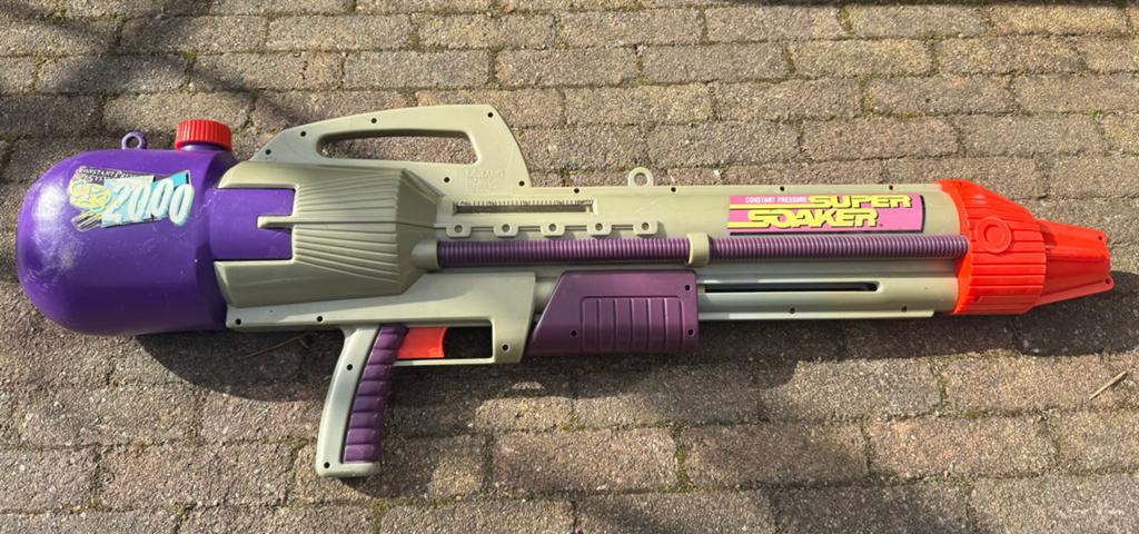 Larami Super Soaker CPS 2000 - Vintage Waterpistool 1997, Ophalen of Verzenden, Gebruikt, Jongen of Meisje