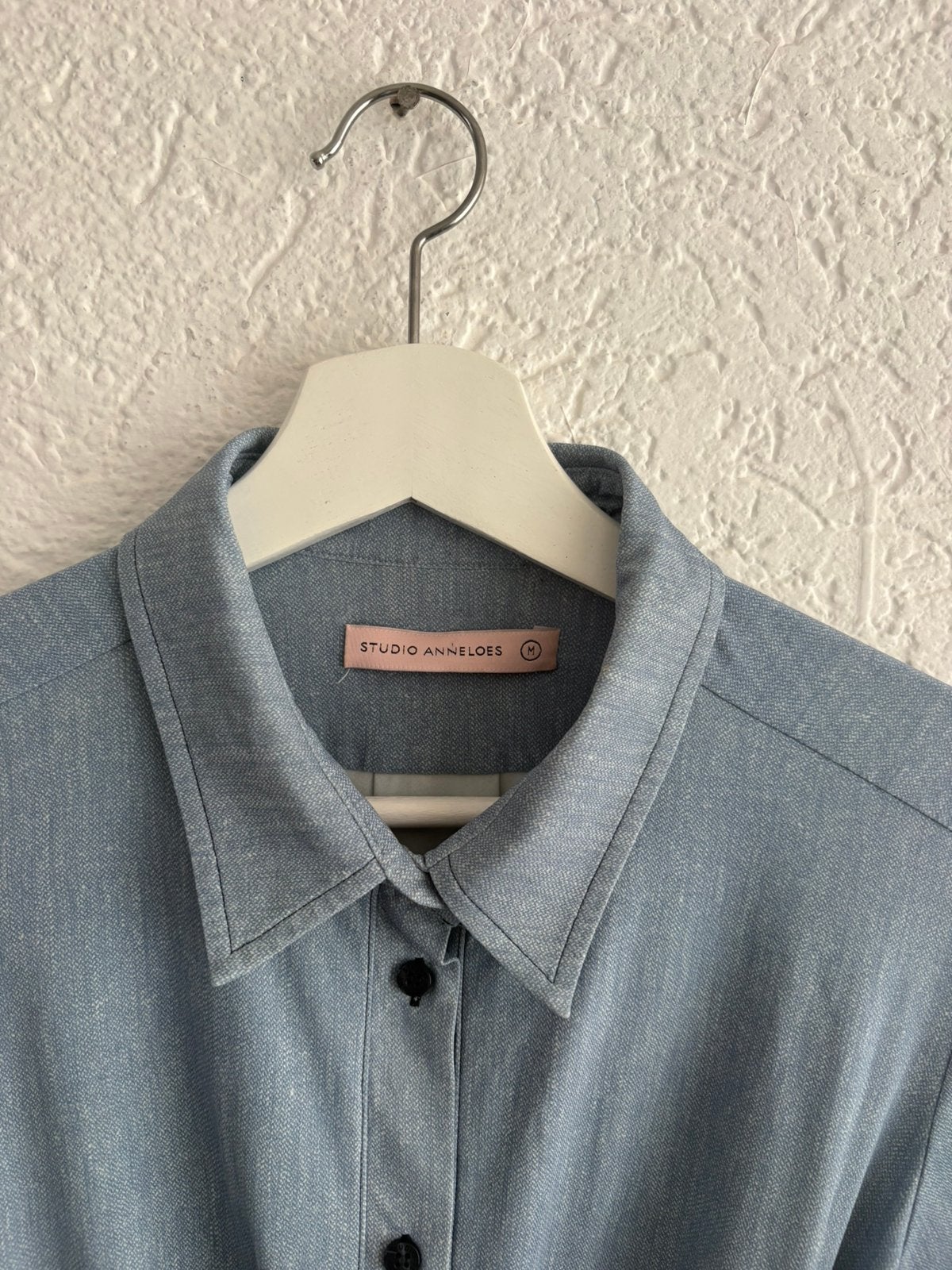 Studio Anneloes denim travel jurk M, Ophalen of Verzenden, Zo goed als nieuw, Blauw, Boven de knie