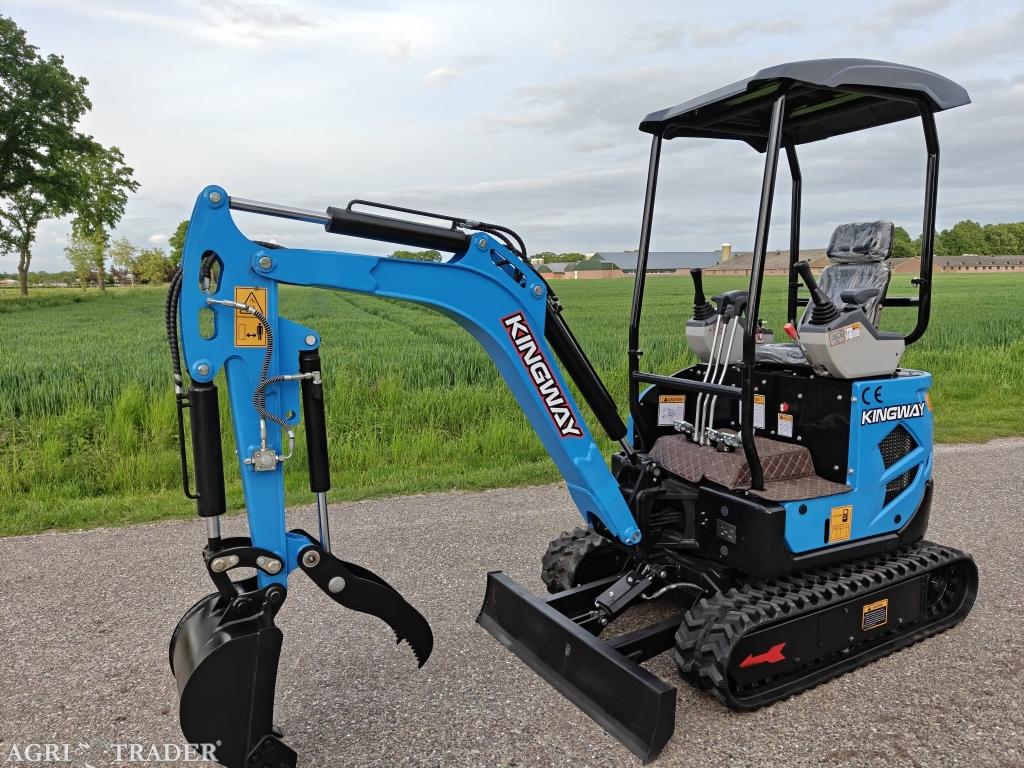 Kingway graafmachine minigraver minigraafmachine VIP14 1400K, Verzenden, Neerkant, KINGWAY, Graafmachine