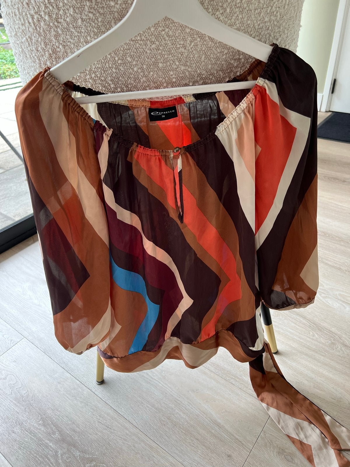Expresso blouse met lange mouwen - Maat 38, Maat 38/40 (M), Meerkleurig, Ophalen of Verzenden, Zo goed als nieuw