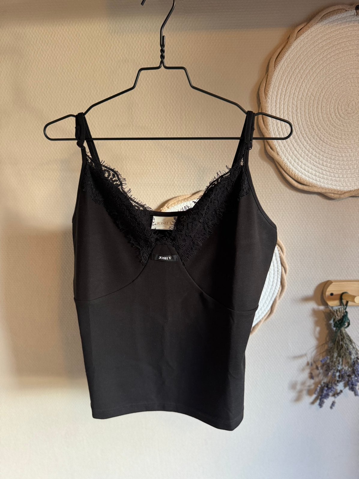 Josh V River kanten top zwart | maat 2XL, Kleding | Dames, Zwart, Maat 46/48 (XL) of groter, Nieuw, Ophalen of Verzenden