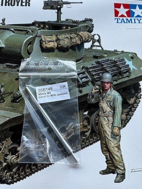 Tamiya 35390 M36 Jackson Tankdestroyer 1/35 incl alu loop, Tank, Verzenden, 1:32 tot 1:50, Nieuw