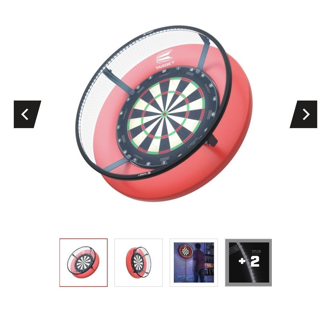 Target Corona Vision Dartbord Verlichting, Ophalen of Verzenden