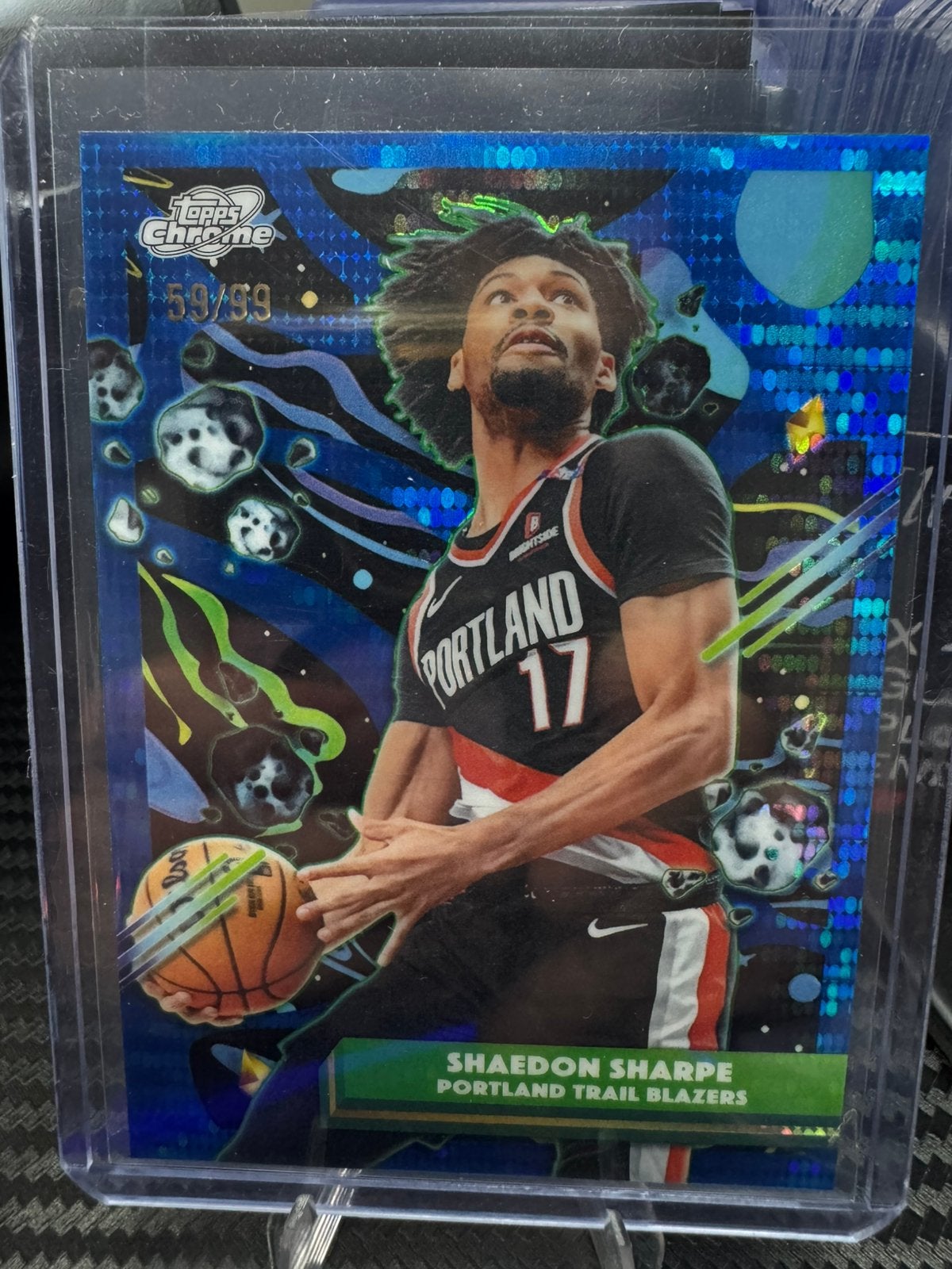 Shaedon Sharpe Topps Chrome Cactus Jack /99 #168, Ophalen of Verzenden, Zo goed als nieuw
