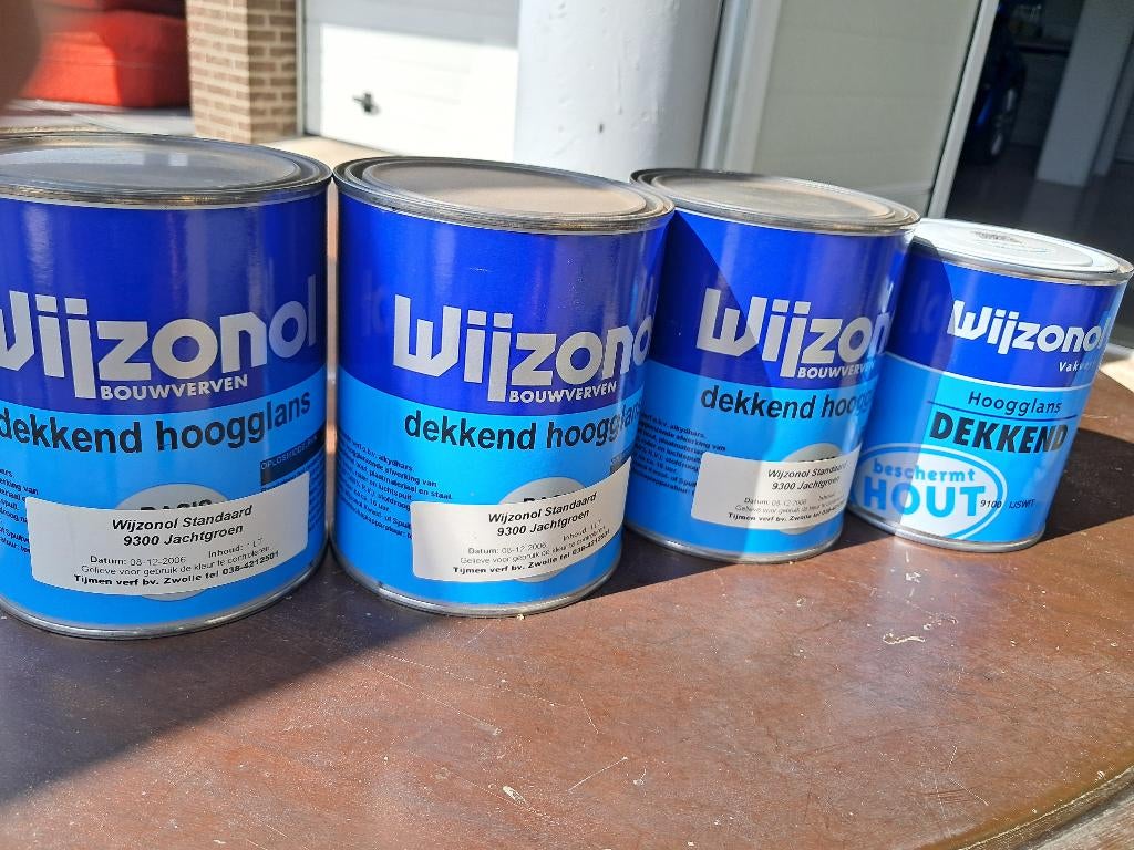 wijzonol standaard 9300 jachtgroen, Nieuw, Ophalen of Verzenden, Verf, Minder dan 5 liter