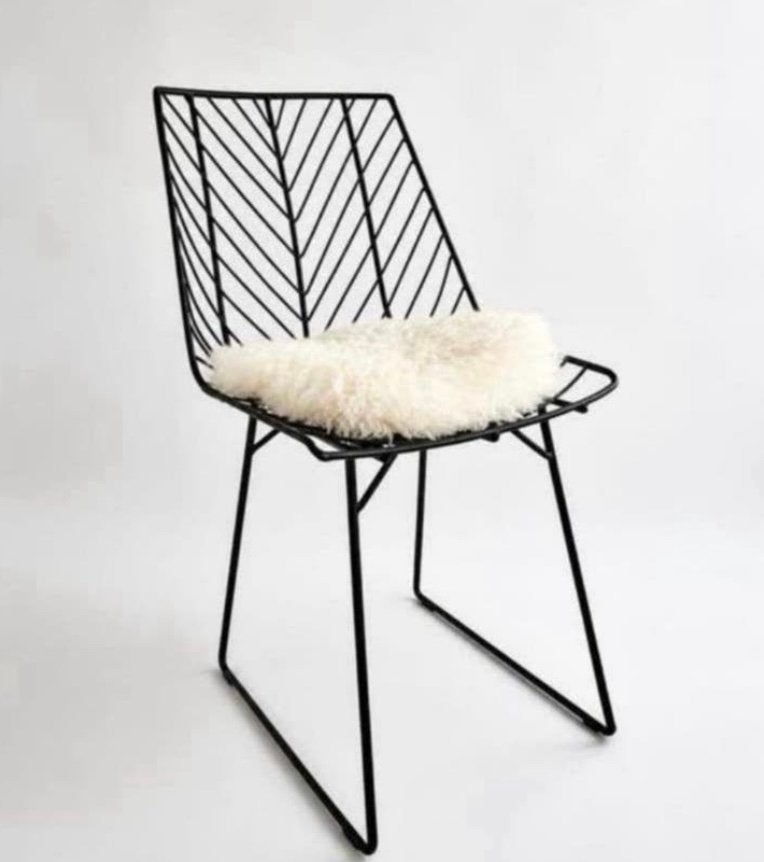 Eetkamerstoelen(6) Scandinavisch design in zwart (Venlo), Huis en Inrichting, Stoelen, Ophalen, Zo goed als nieuw, Zwart, Metaal